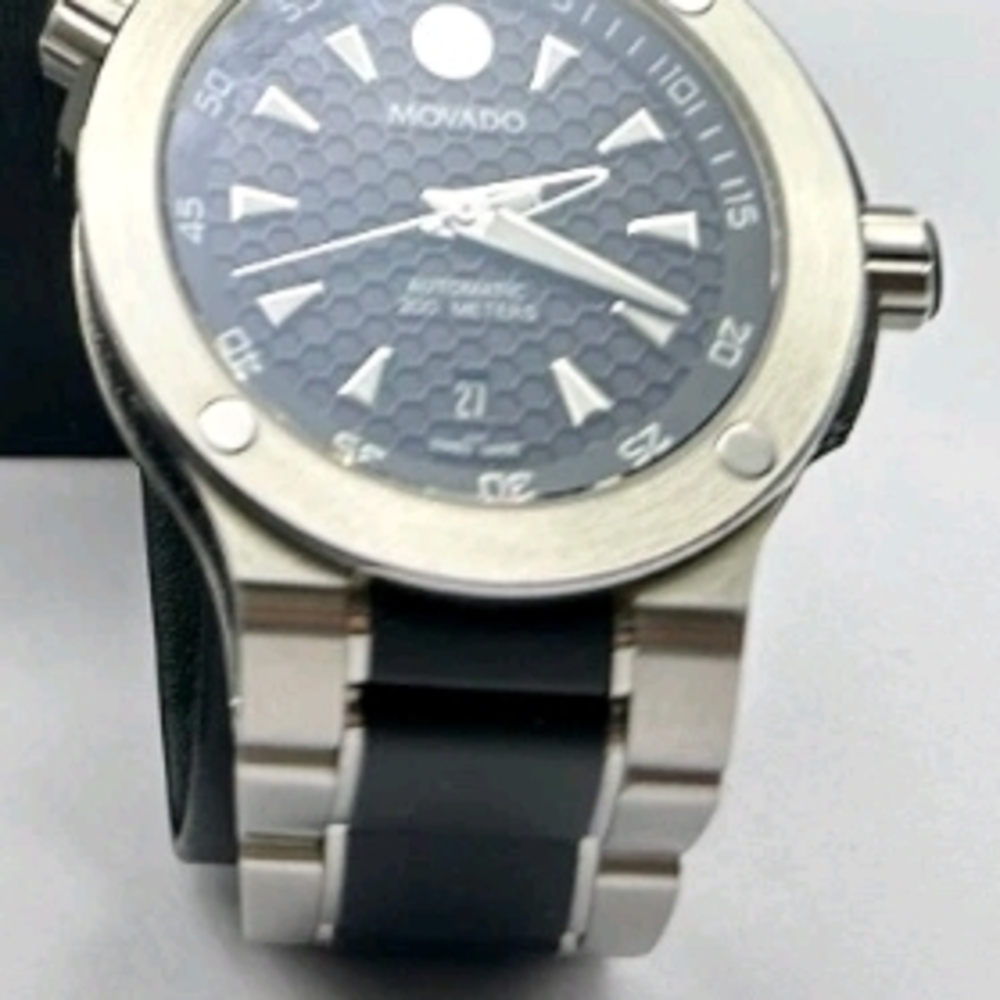 Movado Black Stainless Steel Watch - Picture 11 of 13